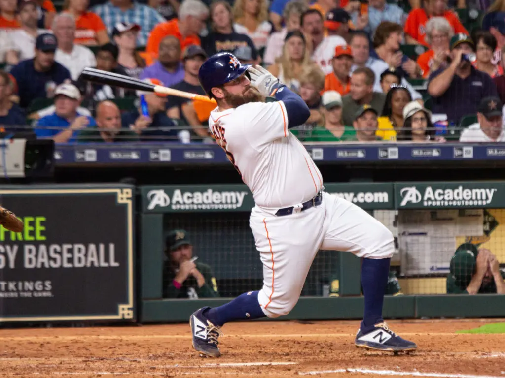 Tyler White has turned into more than a home run shark for the Houston Astros. He's a difference maker. (Photo by F. Carter Smith.)