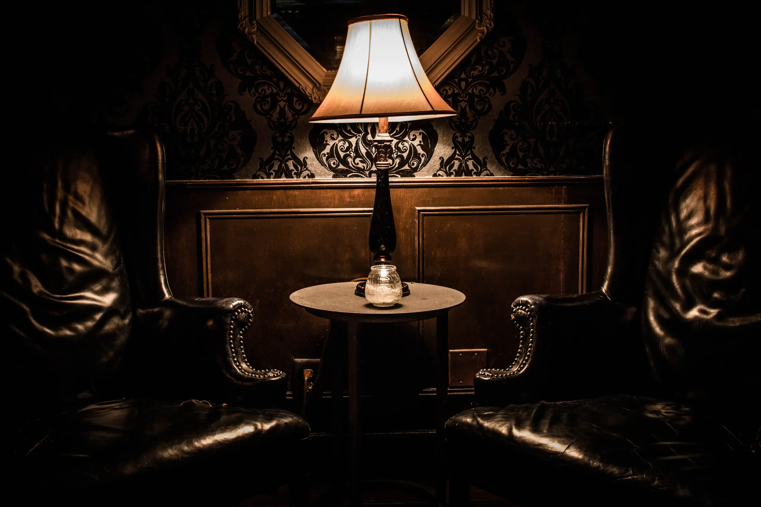 Atwater Alley's dimly lit, cozy interiors