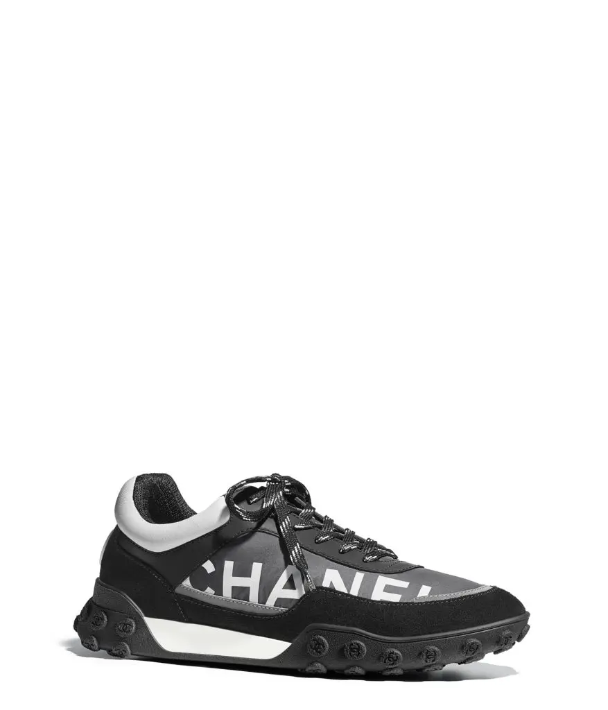 Chanel sneaker $900, at Chanel boutique Highland Park Village, Dallas; Chanel boutique Galleria, Houston