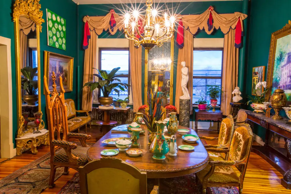The dining room is a monument to Victorian excess. (Photo Chris Bolton)