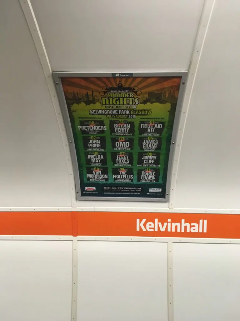 Navigating the Glasgow tube system comes with its rewards.