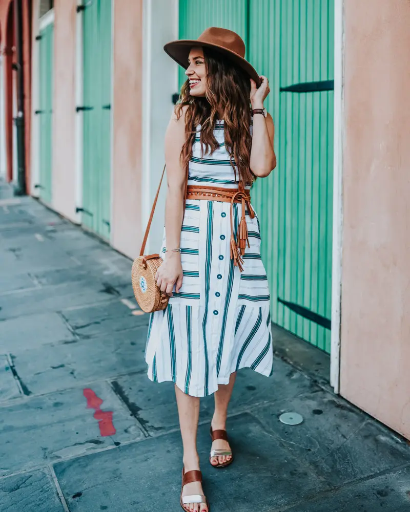 Dallas blogger Alice Kerley knows that hats make a stylish (and practical) summer difference.