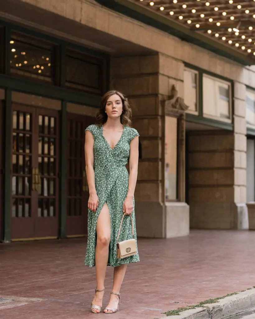 This Reformation dress is just one of those instant confidence boosters. 