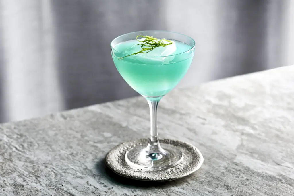 The Oceanaire brings distinctive striking cocktails. Take the Oceanaire 2.0 for example.
