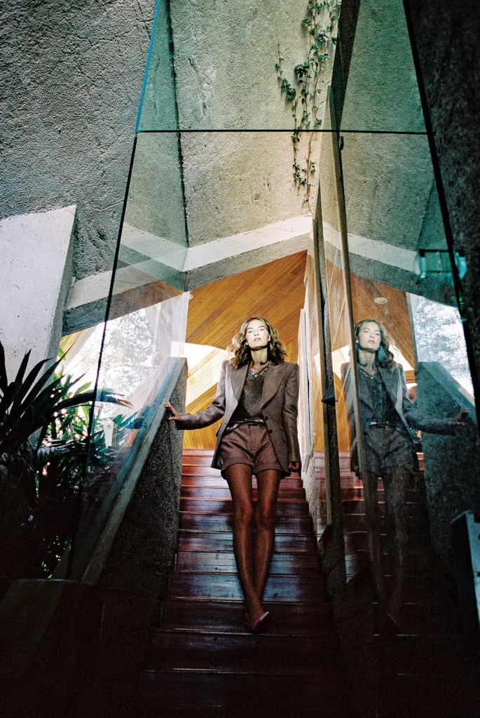 Several of Lautner's houses in Los Angeles have been designated as historic cultural monuments.  (Photo by Enmi Yang )