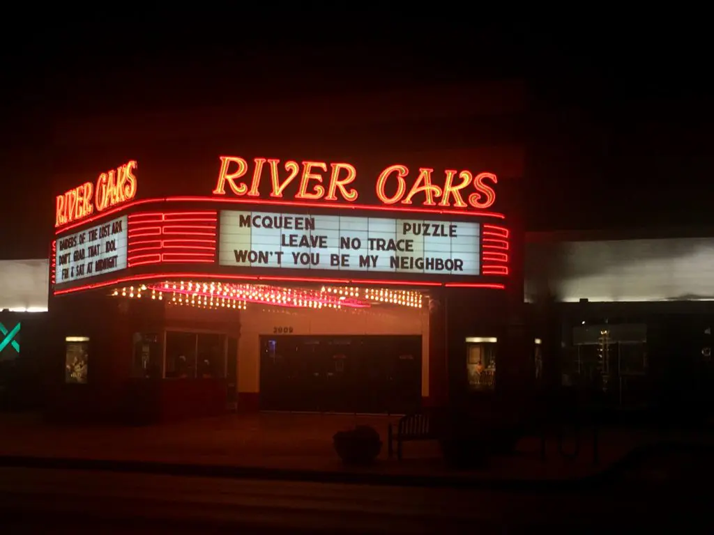 The iconic River Oaks Theatre is a true Houston landmark.