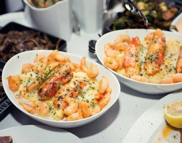 Steak 48's Alaskan king crab and rock lobster Mac 'n cheese is a must-try.