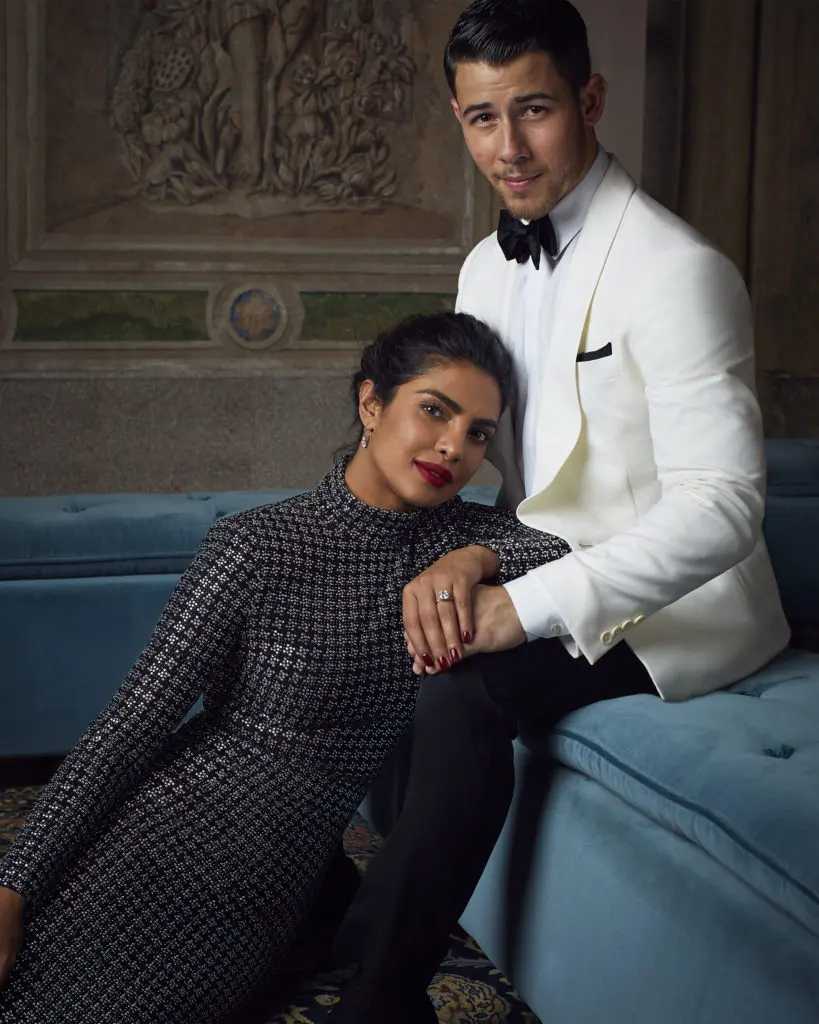 Priyanka Chopra and Nick Jonas at Ralph Lauren 50th anniversary