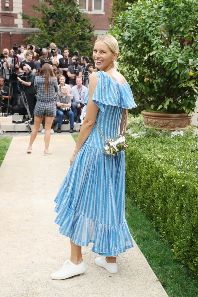 NEW YORK, NY - SEPTEMBER 07:  Model Karolina Kurkova attends the Tory Burch Spring Summer 2019 Fashion Show at Cooper Hewitt, Smithsonian Design Museum on September 7, 2018 in New York City.  (Photo by Cindy Ord/Getty Images for Tory Burch)