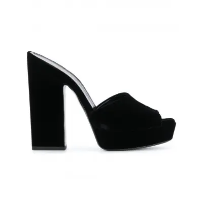 Hillery's selection: Saint Laurent platform mules