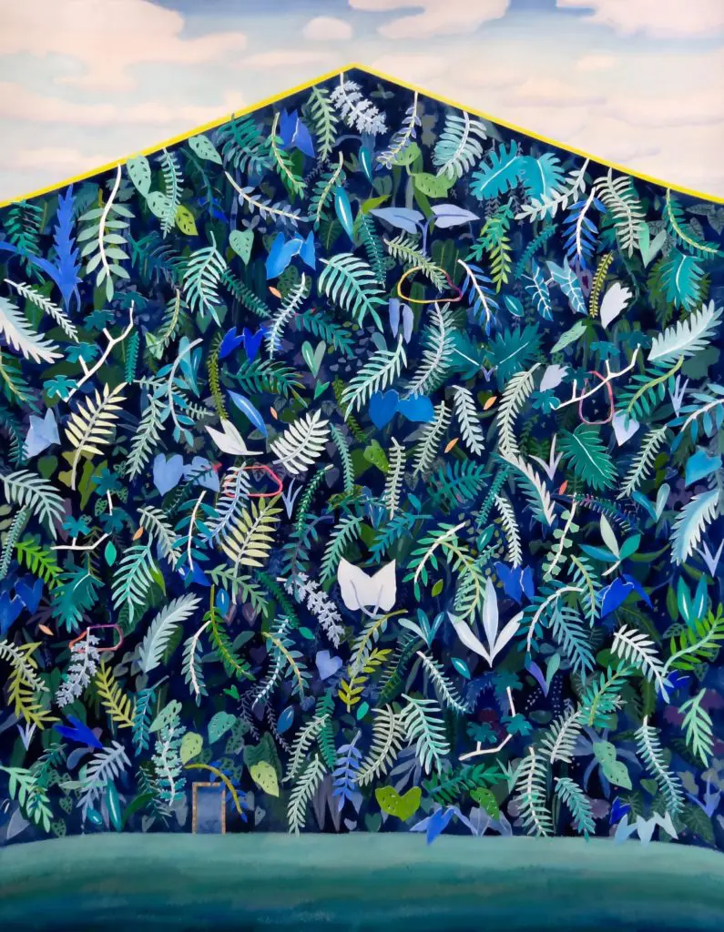 Celan Bouillet's "Fern House," 2016 (Sabine Street, Studio 113)
