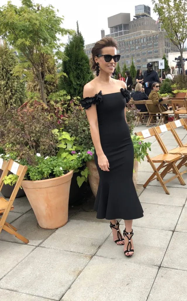 Kate Beckingsale at Oscar de la Renta runway show at New York Fashion Week September 2018