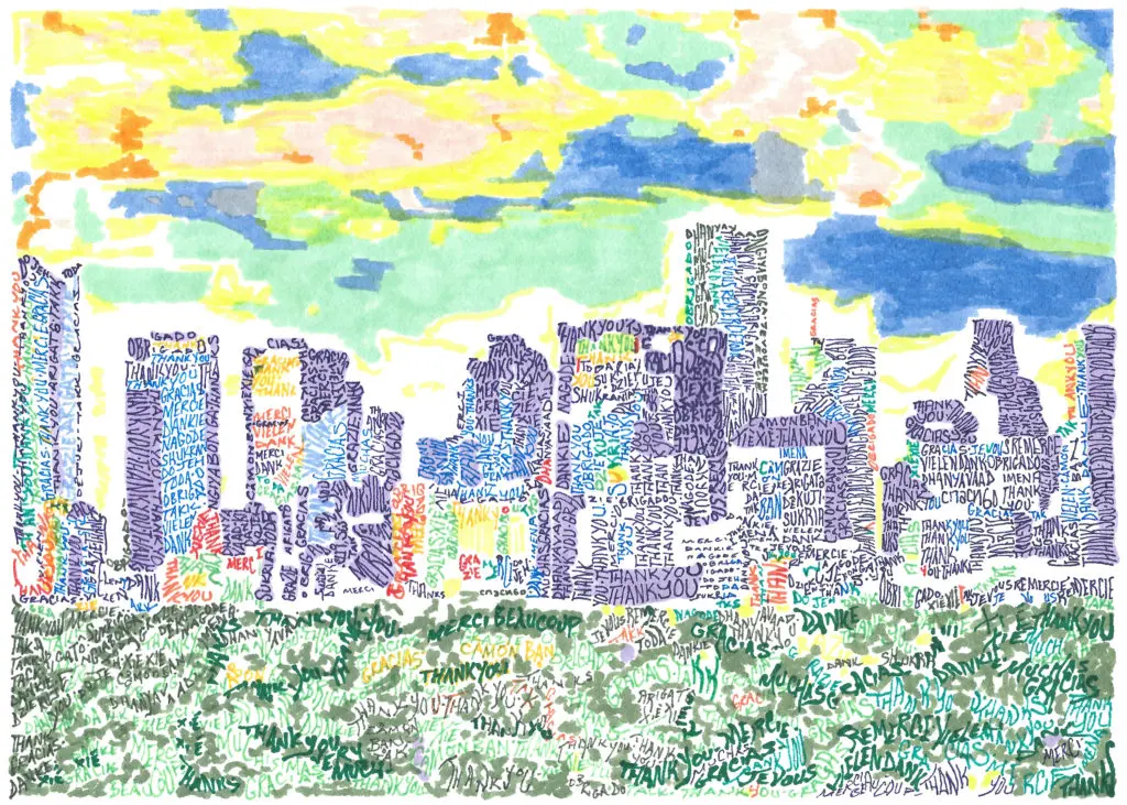Marlo Saucedo's "Thank You Houston," 2018 (The Silos, Studio 231)