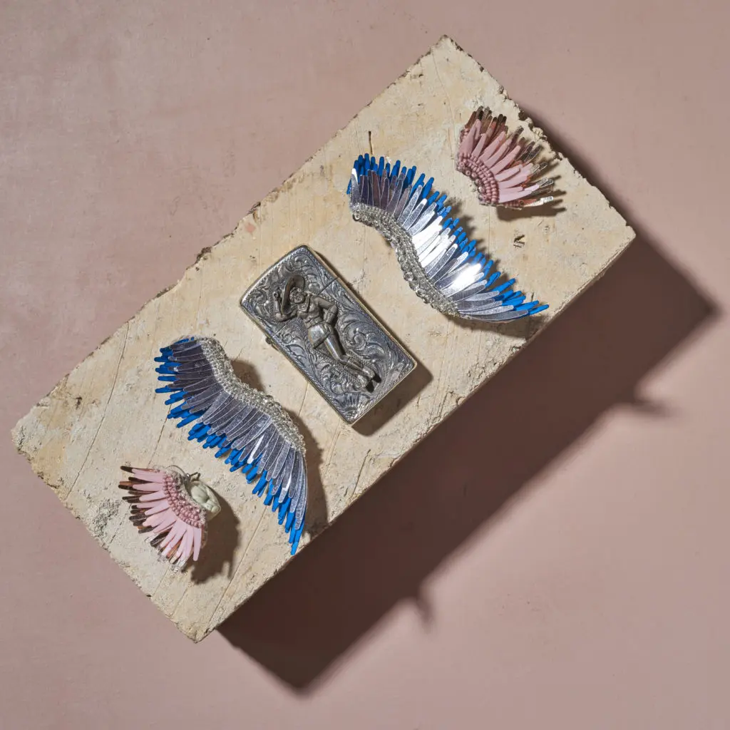 Mignonne Gavigan's wing-like Madeline earrings