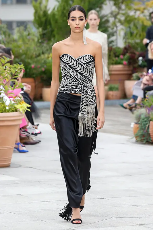 Oscar de la Renta spring summer 19 at New York Fashion Week.