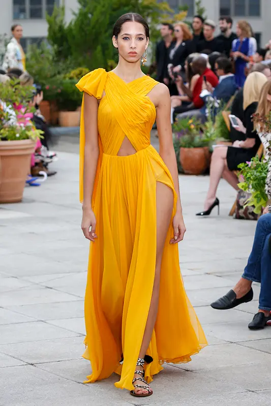 Oscar de la Renta spring summer 19 at New York Fashion Week.