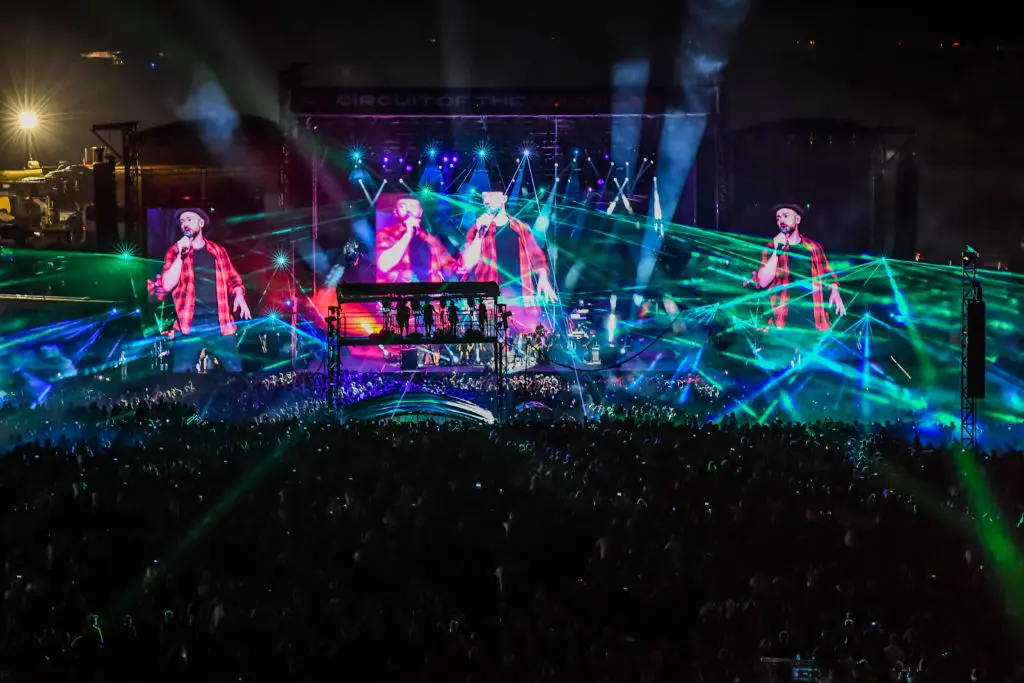 The big name, monster act, concerts are as much a part of the show as the racing.