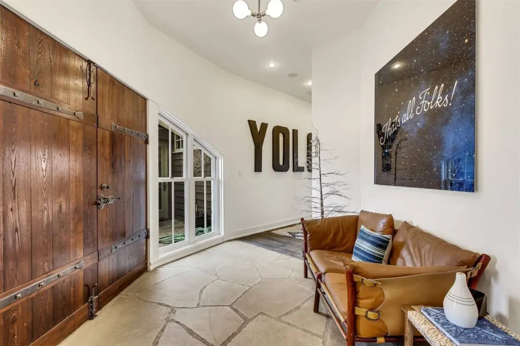 Future owners may not mimic the YOLO wall aesthetic. 