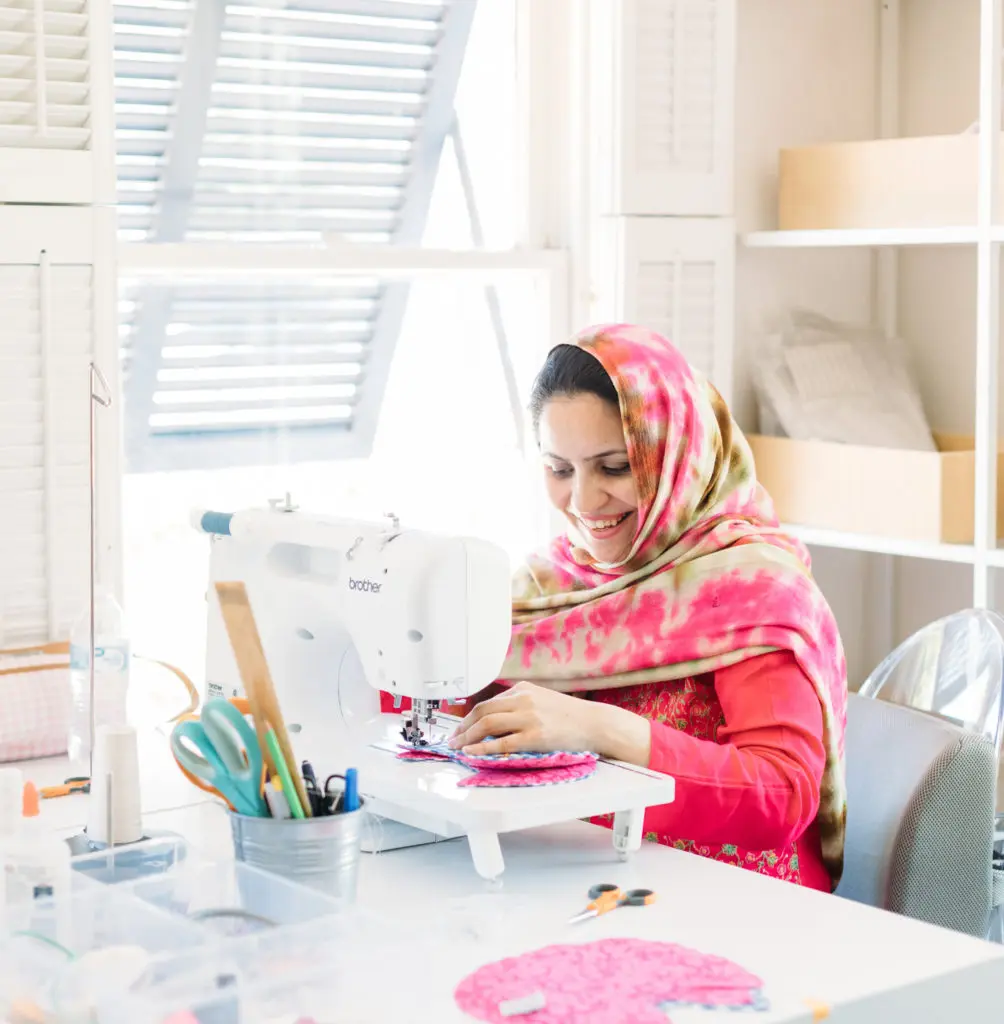 Gaia currently employs 10 refugee women.