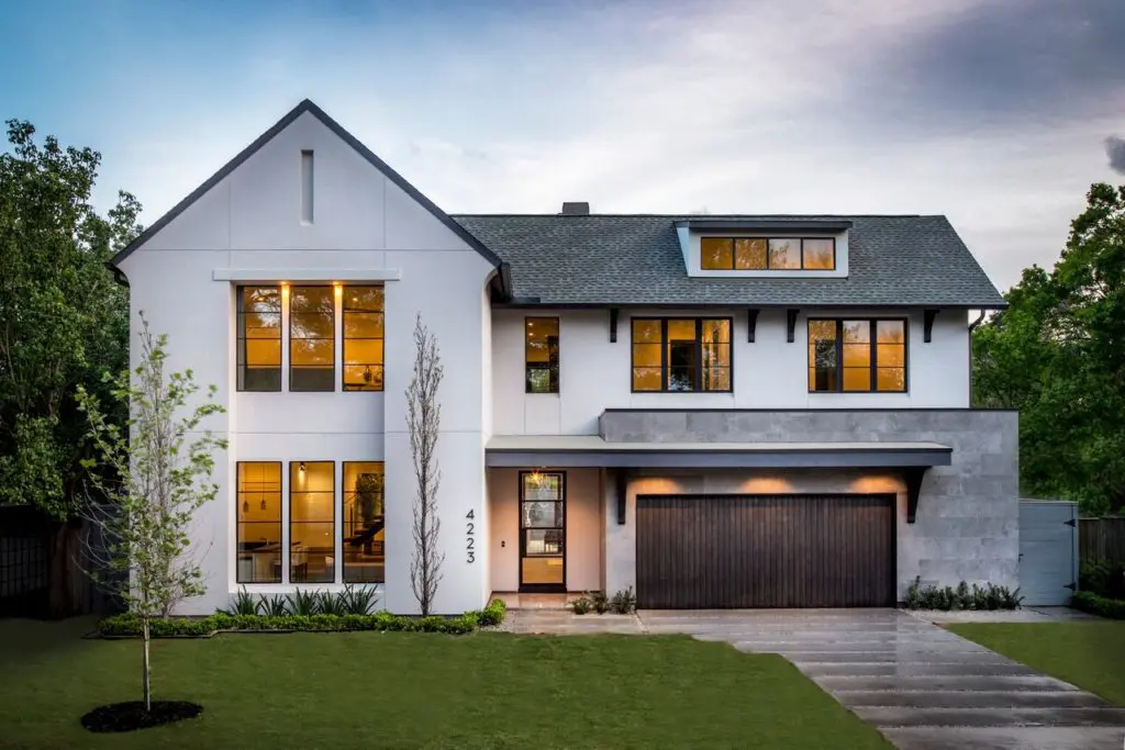 The home at 4223 Whitman marries form and function. 