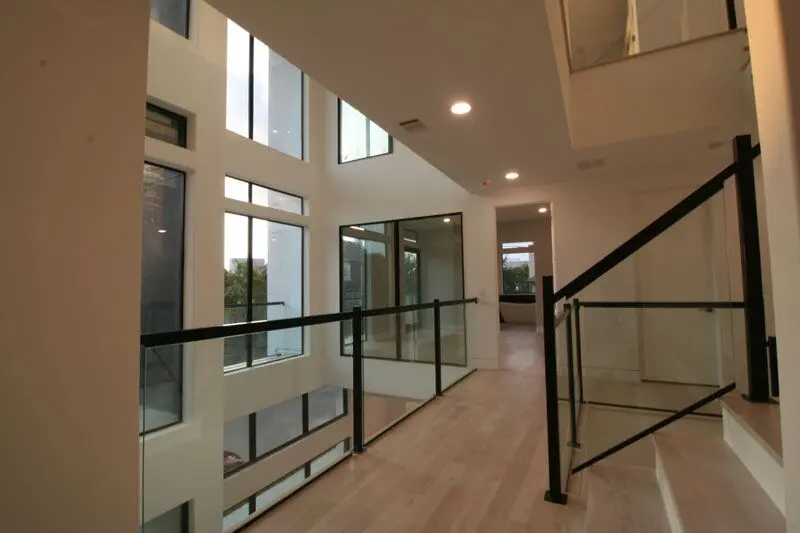 The entry atrium is the focal point of the home at 5336 McCulloch. 