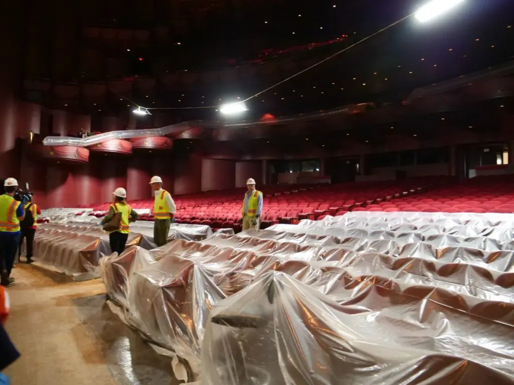 The Wortham was out of commission for a year. 