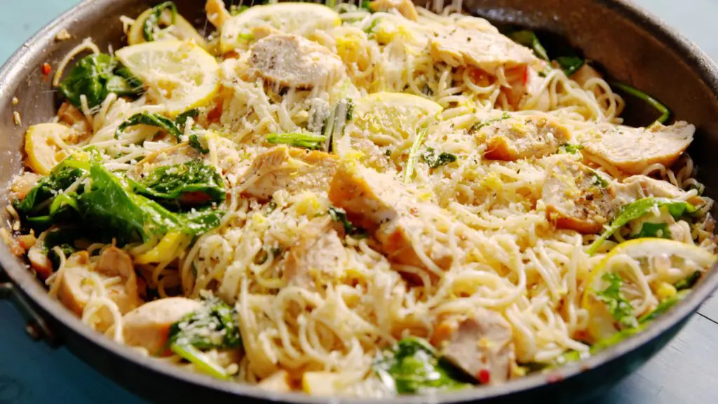 Lemon chicken pasta is a worthy dish.