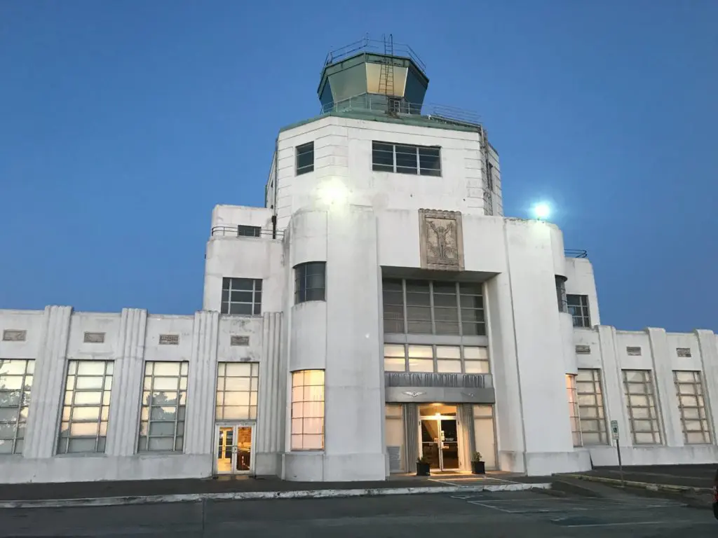 The 1940 Air Terminal Museum becomes an art destination thanks to  Sculpture Month Houston. 