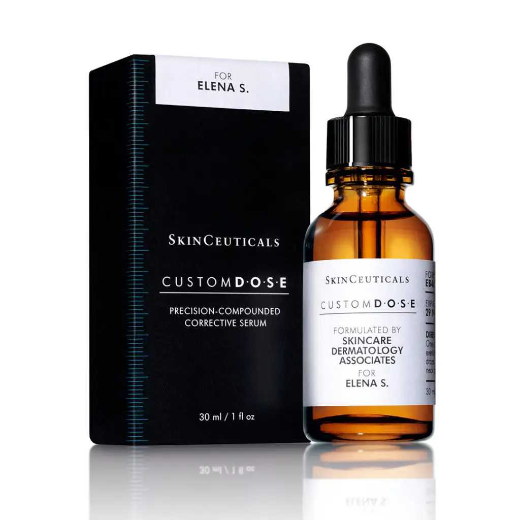 D.O.S.E. is customized for more than 250 unique skin types.