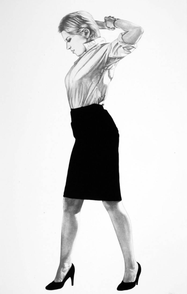 Robert Longo's "Cindy," 2002, at Adamar Fine Arts