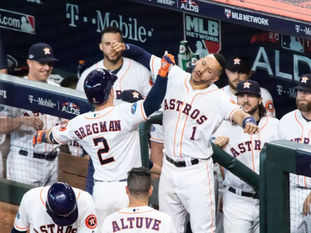 The Astros certainly look like the loosest and most confident team in the playoffs. (Photo by F. Carter Smith.)