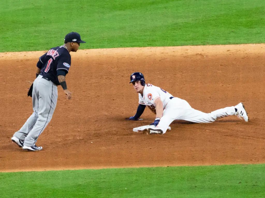 Myles Straw's head-turning speed  is a real weapon for the Houston Astros. (Photo by F. Carter Smith.)