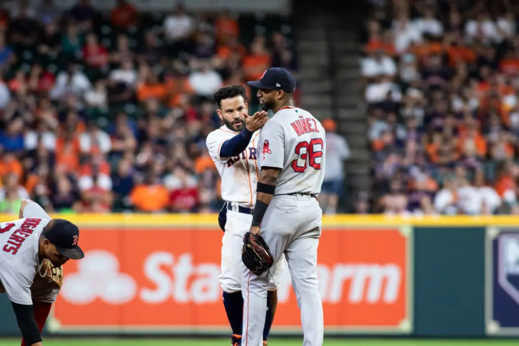 The Houston Astros and Red Sox series is no way near as contentious as Astros-Yankees. At least not yet. (Photo by F. Carter Smith.)