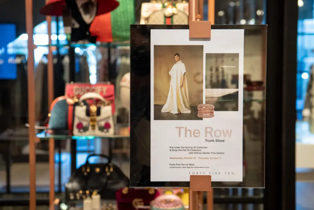 The Row trunk show
