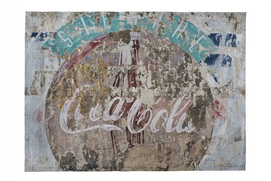 Alfredo Romero's "Coca Cola Forever," 2016, at La Sala Art Gallery 
