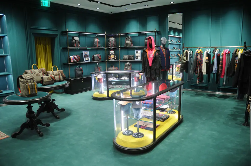 The new Gucci boutique in The Galleria. 