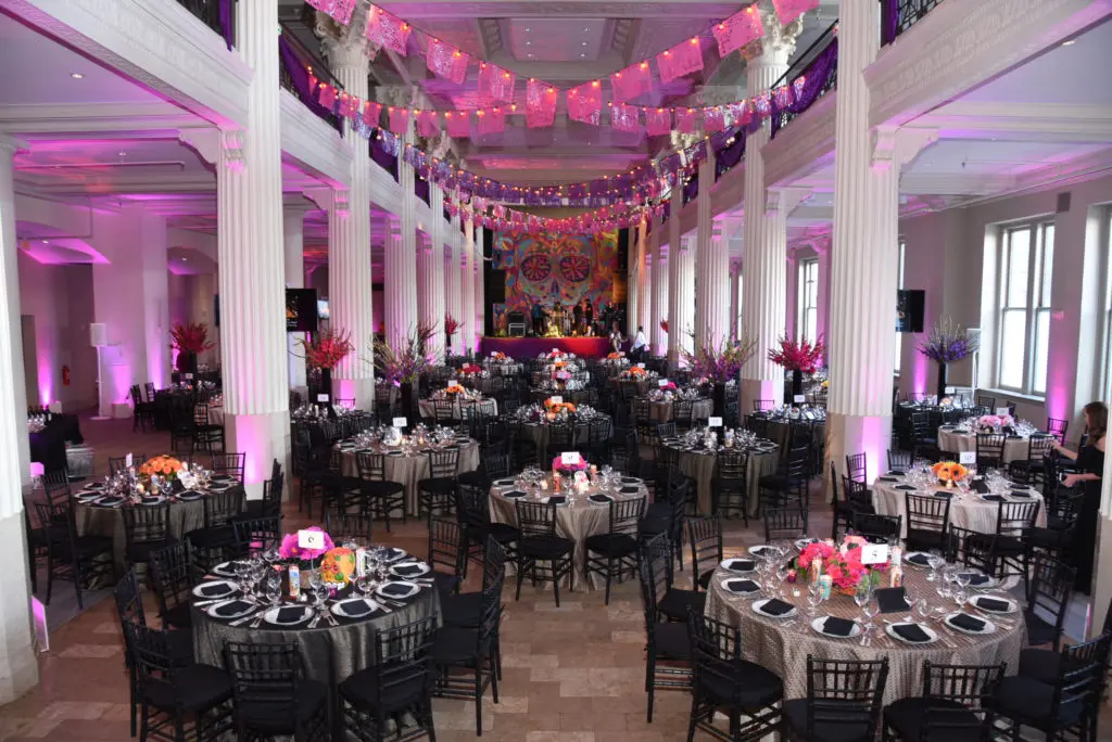 The Corinthian of Houston dressed for the Children's Museum Houston Dia de los Muertos gala.
