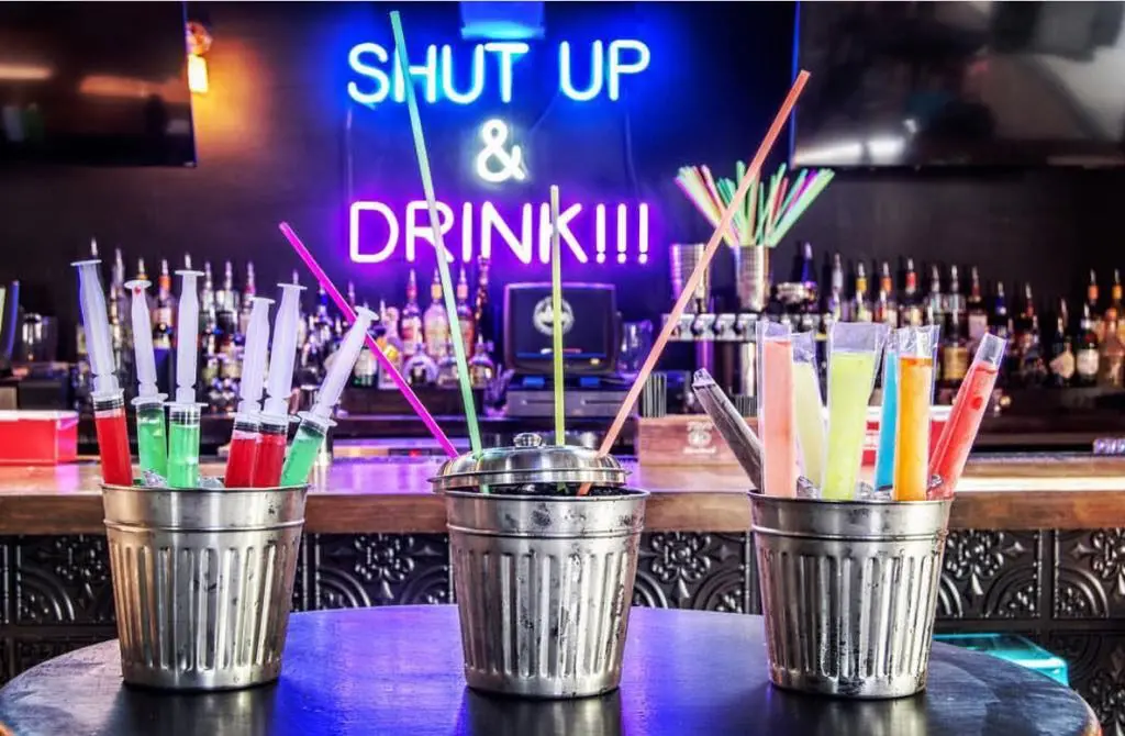 Uptown Dallas' Playground bar is centered around adult fun with kid devices — arcade games, juice boxes, etc..