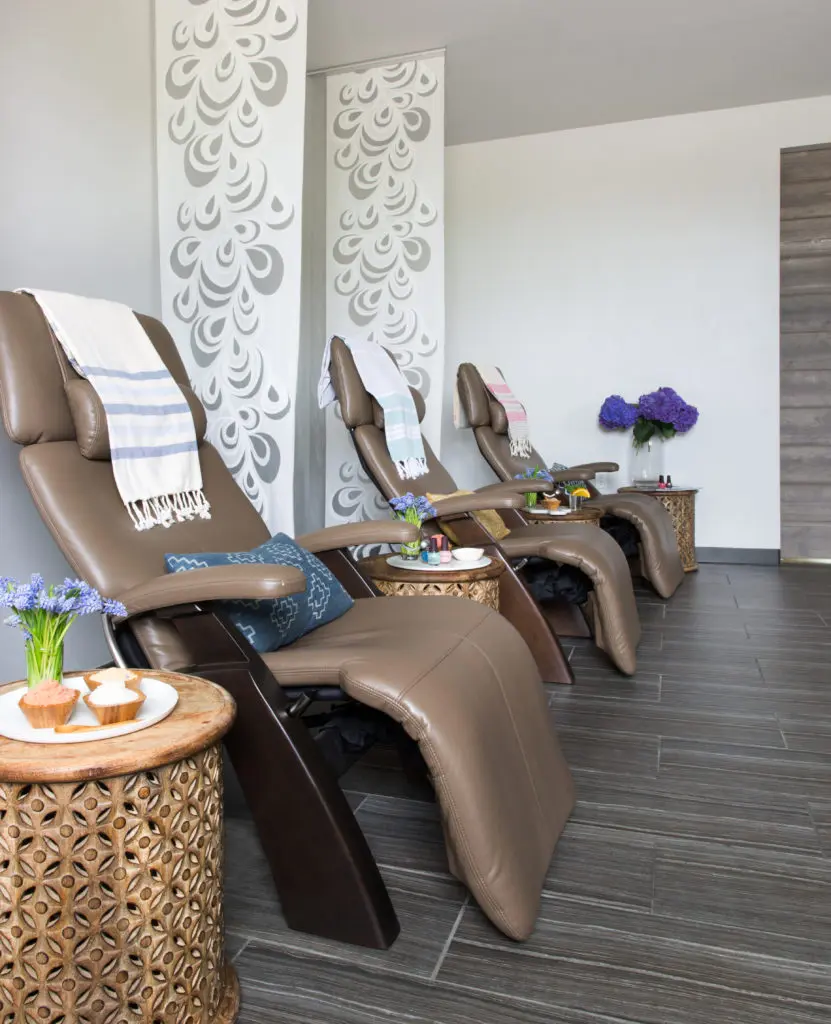 Offerings include massages, facials, and mani-pedis. Photo by Molly Culver
