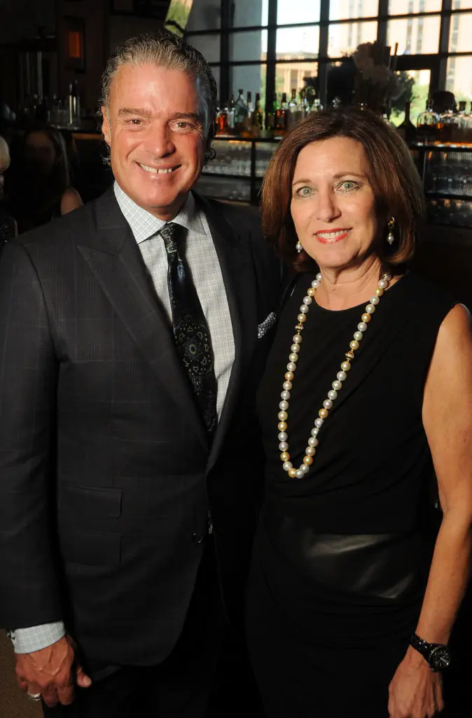 Stephen Bruenelle and Joan Marshak at A Festive Fall Luncheon at Nobu in The Galleria Wednesday Oct. 10,2018.