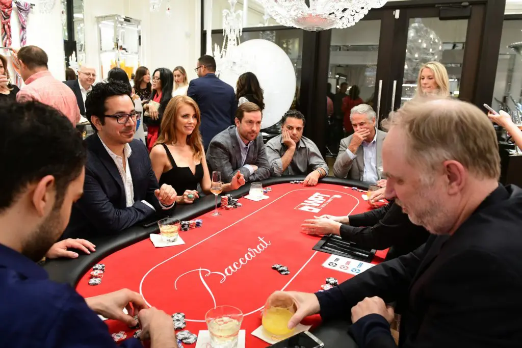 World Poker Stars Party in Houston at Swank Boutique: There’s Nothing Quite Like a Red Hot Baccarat Bash