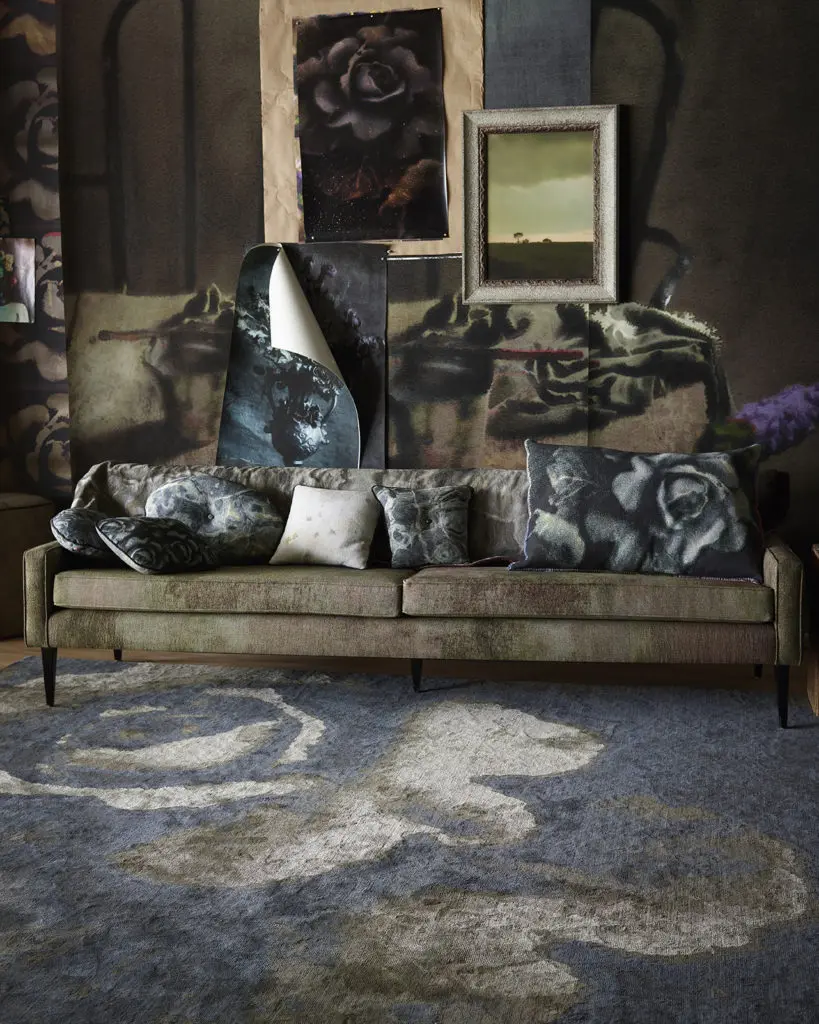 Rose rug by Martyn Thompson for Perennials