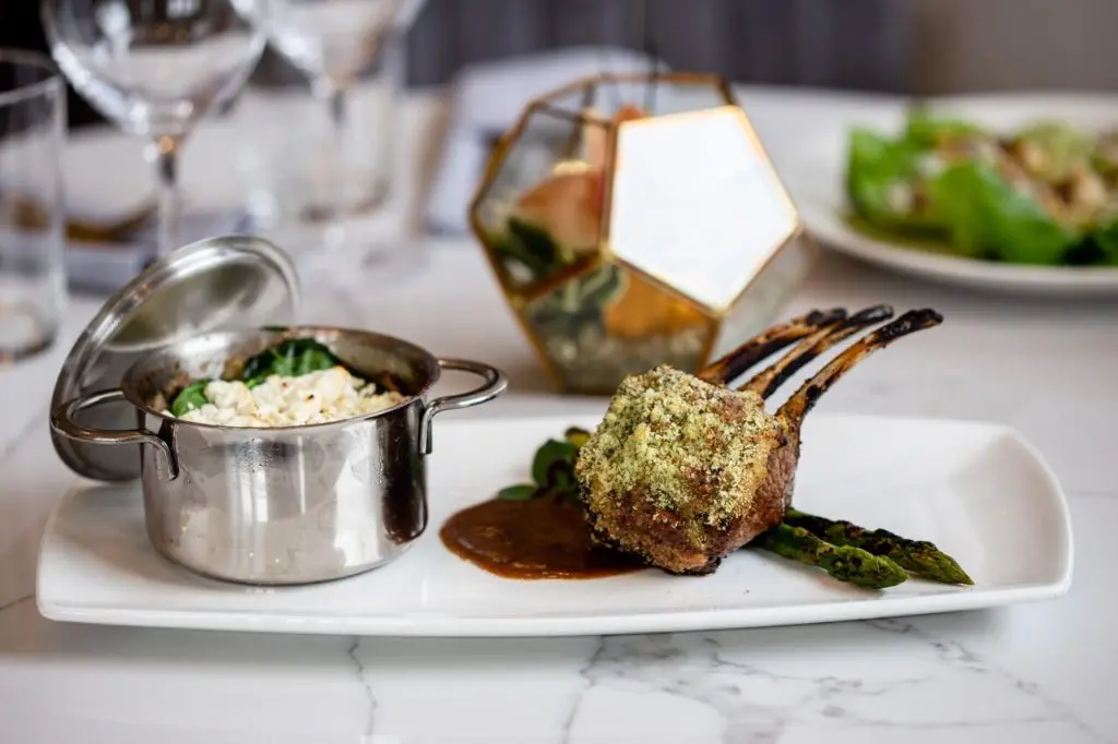 Chef Perrier blends French techniques with modern influences. 