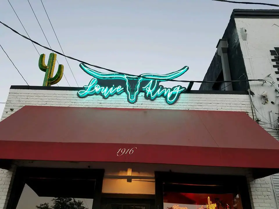 Louie King blends a bevy of different barbecuing styes. 