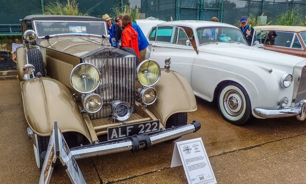 The famous Barbara Woolworth Hutton car was a show-stopper. 
