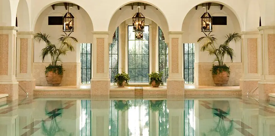 The Spa at Sea Island Resort boasts beautiful interiors and an outdoor labyrinth. (Photo by The Spa at Sea Island Resort)