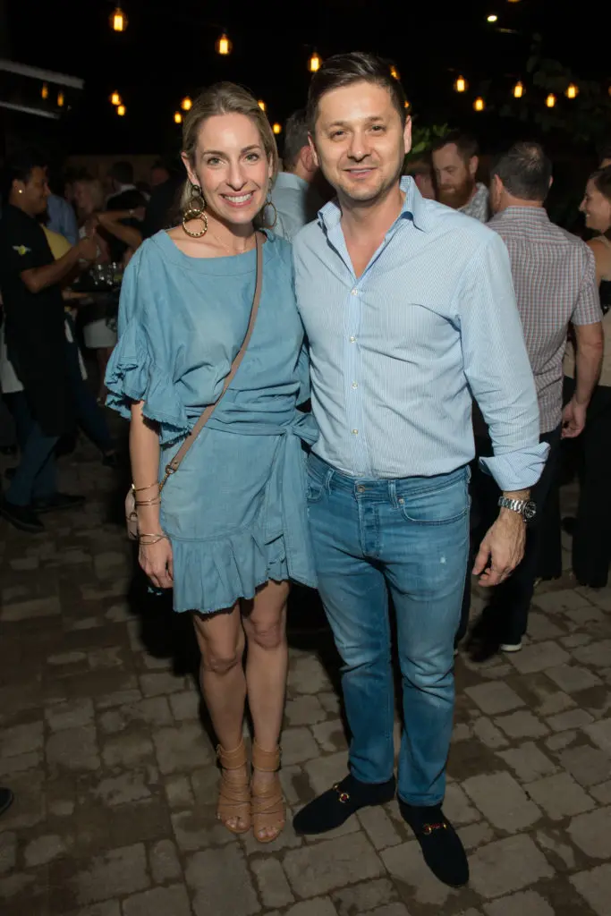 Luvi & Carlos Wheelock at the B.B. Lemon opening in 2018.