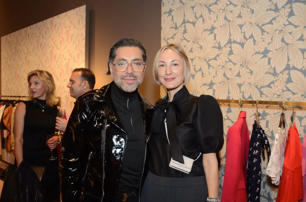 Ceron, Tatiana Massey at a store opening in 2018. 