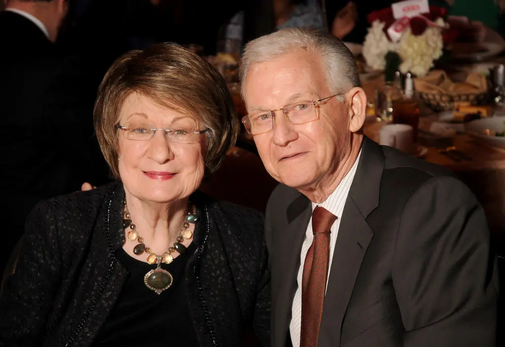 Cora Sue and Harry Mach at the 2018 National Philanthropy Day's "Change the World with a Hero's Heart" Awards Luncheon at the Hilton Americas Hotel Thursday Nov. 15, 2018.(Dave Rossman Photo)