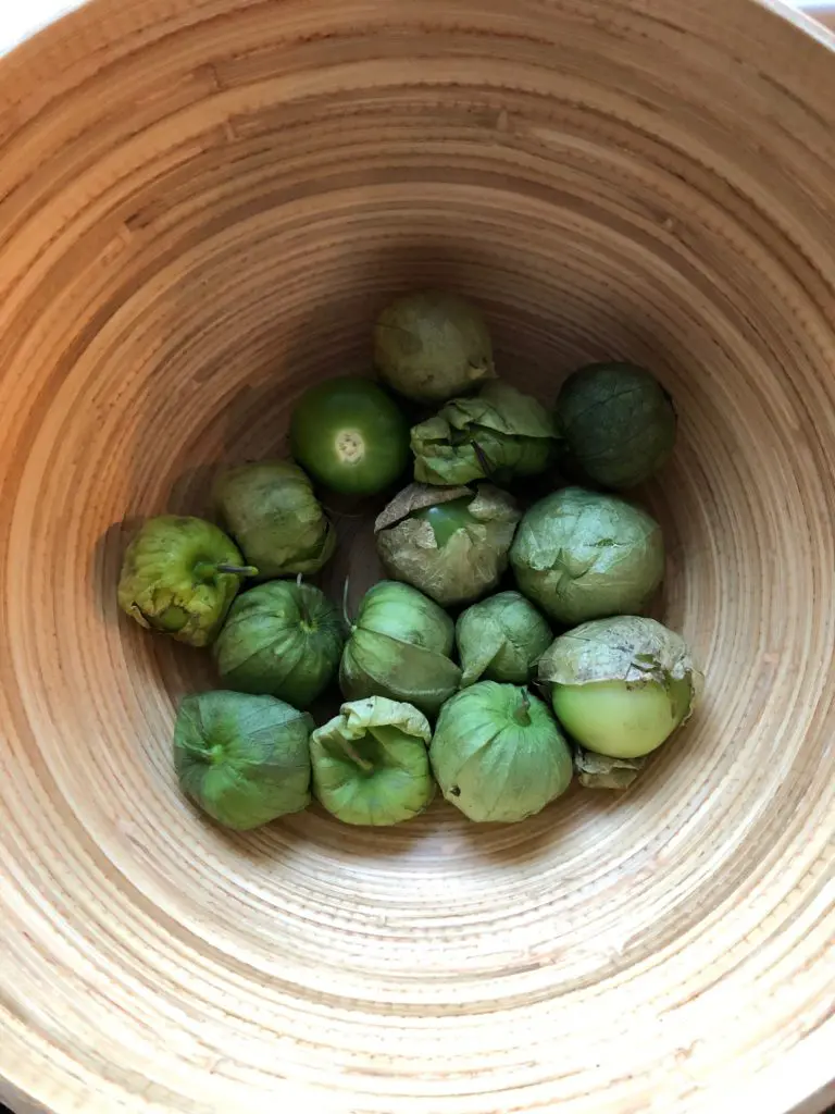 Tomatillos add a wonderful tanginess to Mexican chicken soup.